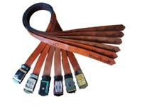 MENS PU LEATHER BROWN  COLOR ARMY  BUCKLE  BELT - REE, 6