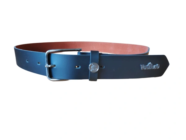 MENS PU LEATHER BLACK  COLOR  KANTA BUCKLE BELT - REE, 6