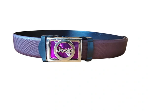 MENS PU LEATHER MIX  COLOR ARMY  BUCKLE  BELT - REE, 6