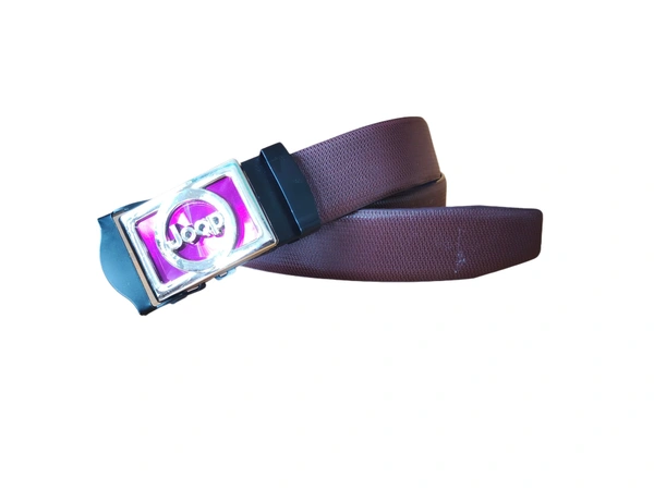 MENS PU LEATHER MIX  COLOR ARMY  BUCKLE  BELT - REE, 6