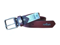 MENS PU LEATHER BROWN  COLOR KANTA BUCKLE BELT - REE, 6