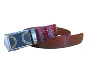 MENS PU LEATHER MIX  COLOR ARMY  BUCKLE  BELT - FREE, 06