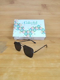 MENS NEW STYLISH LATEST MODEL MIX COLOR SQUARE  METAL SUNGLASSES - FREE, 12