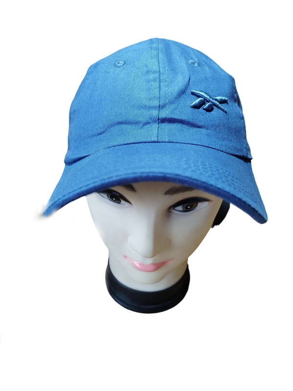 MEN'S EMBROIDERED DESIGN MULTI  COLOR COTTON CAPS FITTING- BUCKLE  - FREE, 12