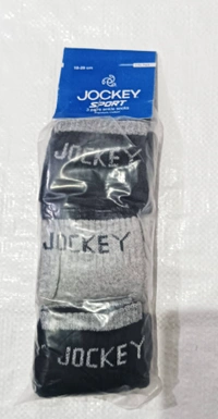 Men Mix Branded Cotton  Socks, Mix Color Pack Set Of 6(3 Pcs In 1Pouch) - 12