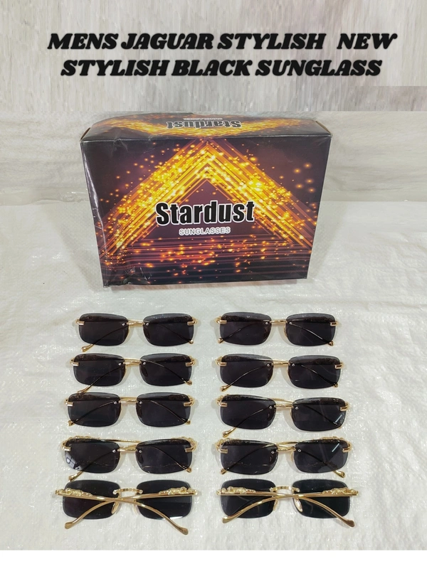 MENS JAGUAR STYLISH NEW STYLISH BLACK SUNGLASSES - FREE, 12
