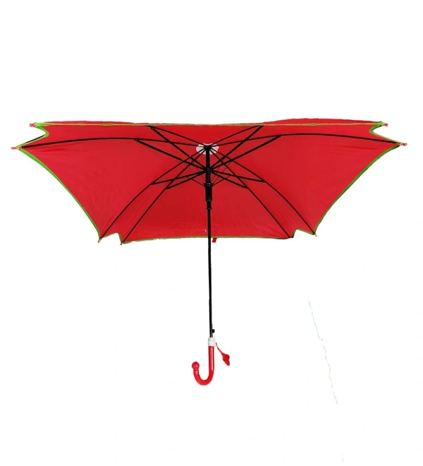 SINGLE/LONG FOLD SQUARE SHAPED UMBRELLA WITH WHISTLE FOR KIDS BOYS AND GIRLS - FREE, 6