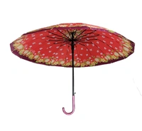 SINGLE FOLD POLYSTER MIX PRINTED AUTO OPEN UMBRELLA SIZE 22 INCH - FREE, 6