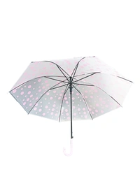 MENS PVC MATERIAL MIX DOTTED PRINTED AUTO OPEN UMBRELLA  - FREE, 6
