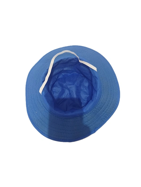 MEN COTTON INDIA  UMPIRE HAT COLOR BLUE COLOR PACK ONLY  - FREE, SET OF 12