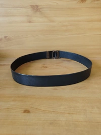 MEN'S CHINA SHEET PATTI WITH ARMY BUCKLE BLACK  COLOR BELT SIZE-(45 INCH LENGTH,40MM WIDTH) - SIZE-(45 INCH LENGTH,40MM WIDTH), 6