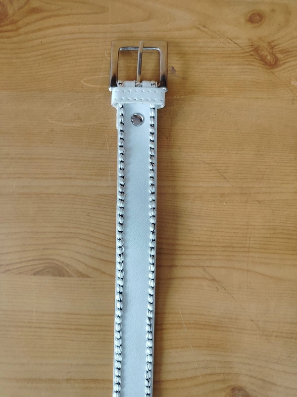 KIDS PU LEATHER  MATERIAL KANTA  BUCKLE WHITE  COLOR BELT SIZE-(30 INCH LENGTH,30MM WIDTH) - SIZE-(30 INCH LENGTH,30MM WIDTH), 6