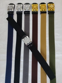 MEN'S STYLISH CANVAS NYLON FABRIC MIX COLOR BELT SIZE-(45 INCH LENGTH,40MM WIDTH) - SIZE-(45 INCH LENGTH,40MM WIDTH), 6