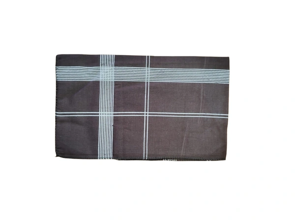MENS PURE  COTTON  MULTI  COLOR MIX STRIP DESIGN HAND KERCHIEFS  SIZE-45*45 Cm - 45*45, 12