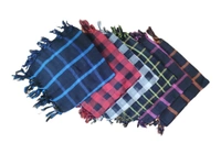 MENS NEW STYLE MIX COLOR STRIP DESIGN COTTON SCRF - FREE, 12