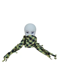 MENS NEW STYLE MIX COLOR STRIP DESIGN COTTON SCRF - FREE, 12