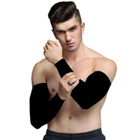 Arm Sleeves For Men And Women Black, White & Cream Color, Made Up Of Polyamide And Spandex Material - 12