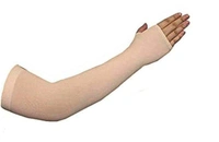 Arm Sleeves For Men And Women Cream Colour, Made Up Of Polyamide And Spandex Material - FREE, 10
