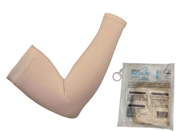 Arm Sleeves For Men And Women Cream Colour, Made Up Of Polyamide And Spandex Material - 12