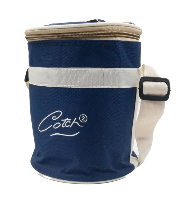 Assorted Colour Lunch Bag With Zipper Closer And Adjustable Strap - 6