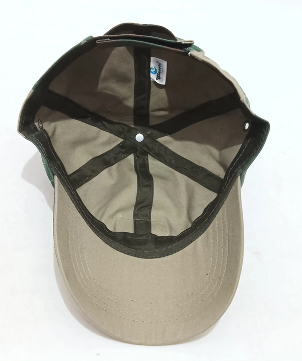 Brand - Classic Mens Army Printed Pure Cotton Color Mix Cap Fitting - Velcro - 12