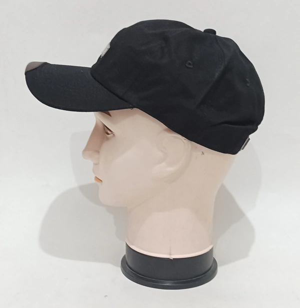 Brand - Classic Mens Pure Cotton Front Leather Patch Dessign Cap Color - Mix Color Pack Fitting  - Buckle - 12