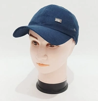 Brand - Classic Mens Pure Cotton With Metal Logo Cap Color - Mix Color Pack Fitting - Velcro - 12