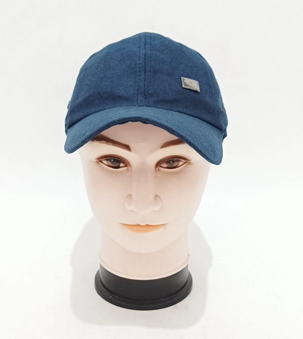 Brand - Classic Mens Pure Cotton With Metal Logo Cap Color - Mix Color Pack Fitting - Velcro - 12