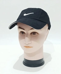 Brand - Nike Mens Cotton Cap Color - Black Color Cap Fitting - Metal Buckle Fitting - 12