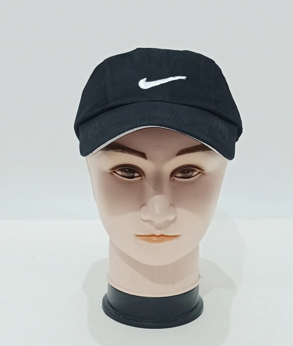 Brand - Nike Mens Cotton Cap Color - Black Color Cap Fitting - Metal Buckle Fitting - 12