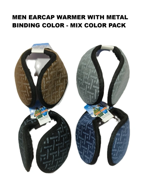 Fashno Boy'S/Men Mix Color Earmuff (Set Of 12) - 12