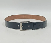 Genuine Leather Black Color Belt Strap Length 48 Inches Length And Width 35 Mm - 6