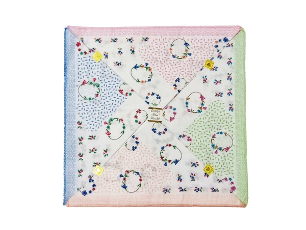 Handkerchiefs 11 In X 11 In Size In Assorted Colors - 11*11 cm, 12