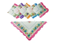 Handkerchiefs 11 In X 11 In Size In Assorted Colors - 11*11 cm, 12