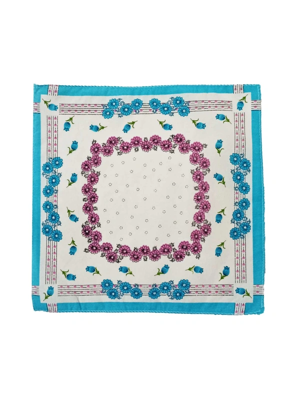Handkerchiefs 11 In X 11 In Size In Assorted Colors - 11*11 cm, 12