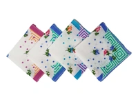 Handkerchiefs 11 In X 11 In Size In Assorted Colors - 11*11 cm, 12
