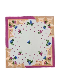 Handkerchiefs 11 In X 11 In Size In Assorted Colors - 11*11 cm, 12
