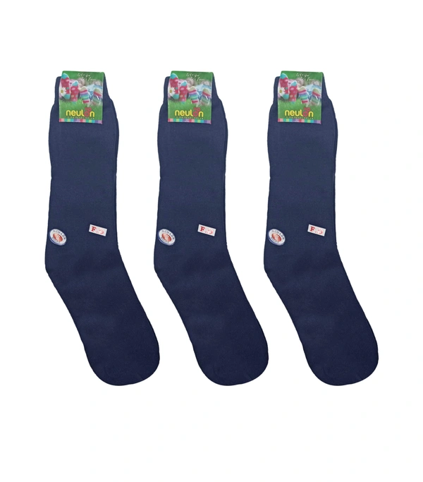 Kids School Socks Black Color  Pack (Pack Of 12 Pairs) Size -5-6. - 12