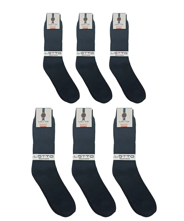 Kids School Socks Black Color  Pack (Pack Of 12 Pairs) Size -5-6. - 12