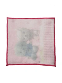 Kids Towels 12 Pieces with Assorted Cartoon Print & Colors - 10*10 cm, 12