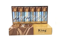 King [1450] Cotton Hankies Set Of 6 Boxes , In Each Box 3 Pcs Hankies Packing,Size- 45*45 Cm - 45*45 cm, 18