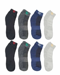 Men Anklet Socks, Mix Color Pack (Pack  Of 12 Pairs) - 12
