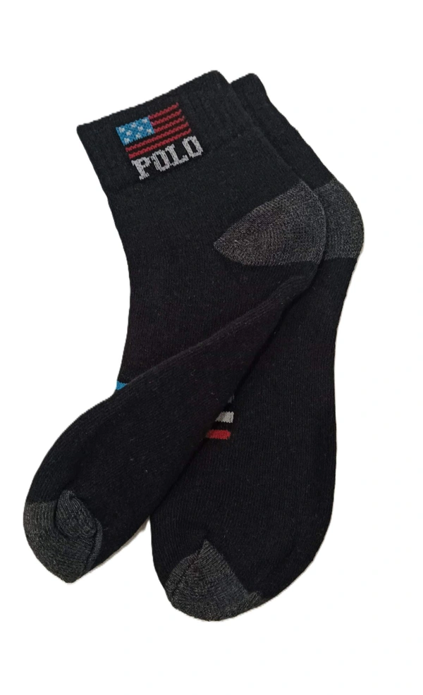 Men Mix Branded Cotton  Socks, Mix Color Pack Set Of 12 Pairs - 12