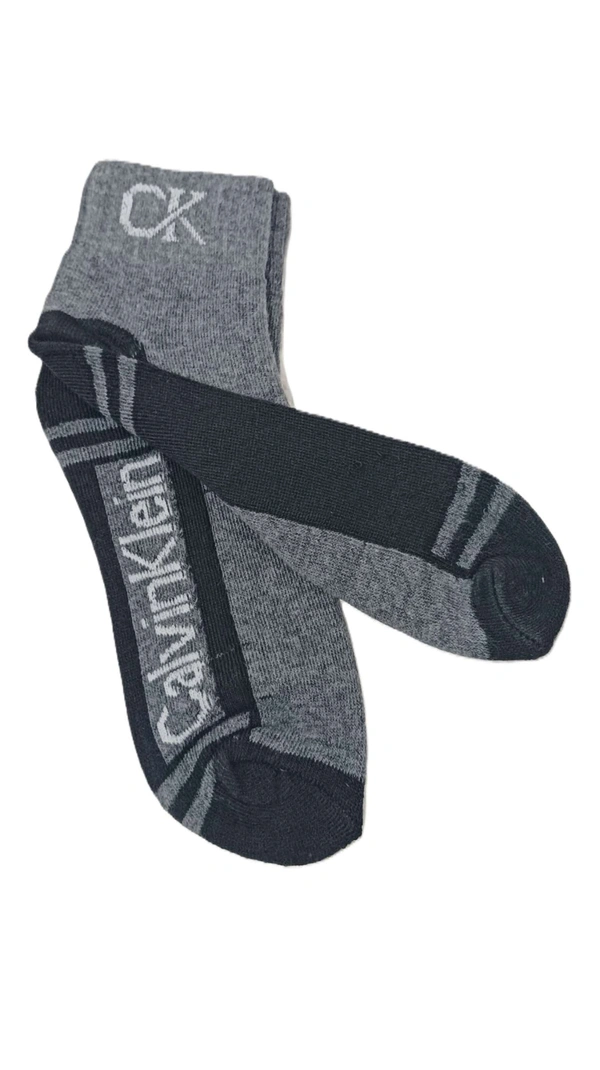 Men Premium Quality Mix Branded Cotton  Socks, Mix Color Set Of 12 Pairs - 12