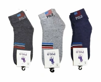 Men & Women Mid Anklet Socks, Mix Color Pack (Set Of 12 Pcs In One Box) - 12