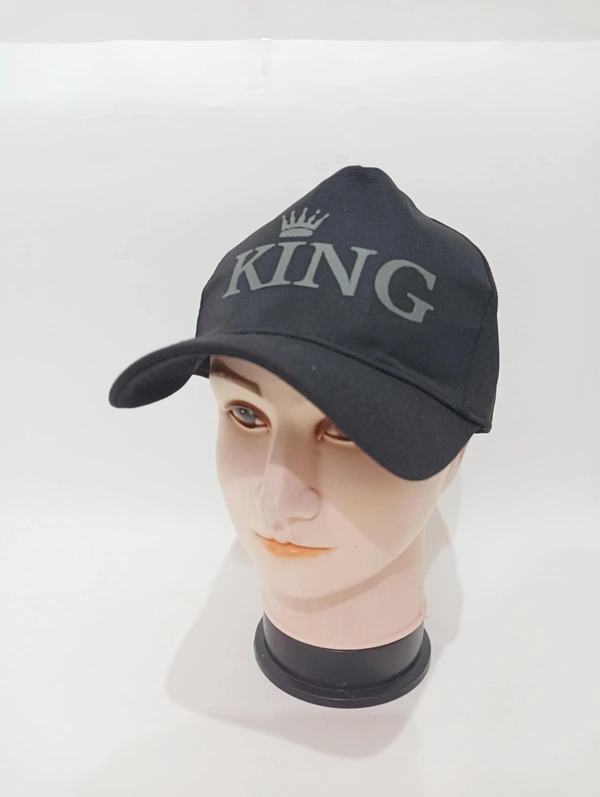 Mens Black Rubber Print Flexi Fit Cap - 12