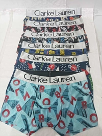 Men's  China Imported Briefs Multi Colour And Multi Printes With Mix Size - Mix Size, 12