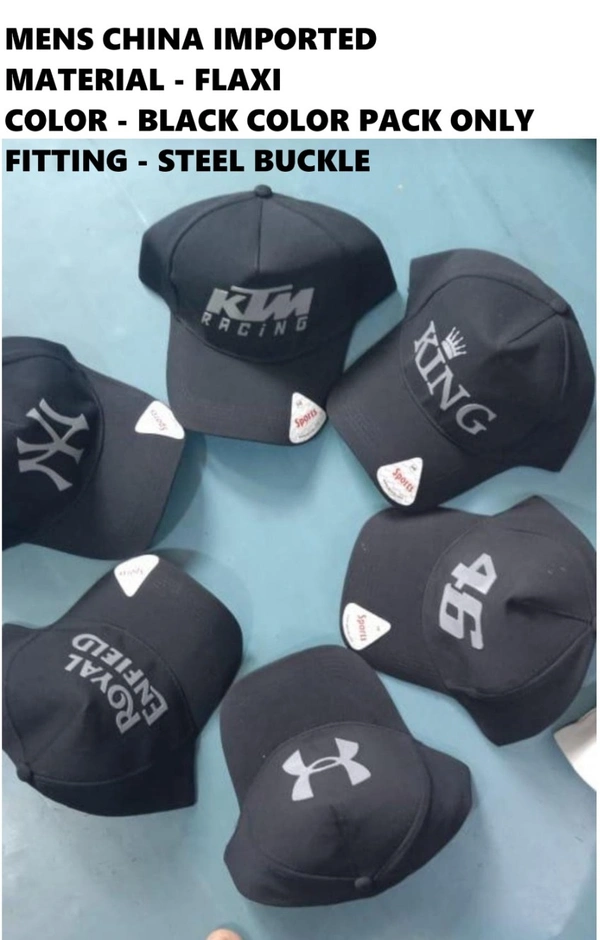 Mens China Imported Material - Flaxi Color - Black Color Pack Only Fitting - Steel Buckle - 6