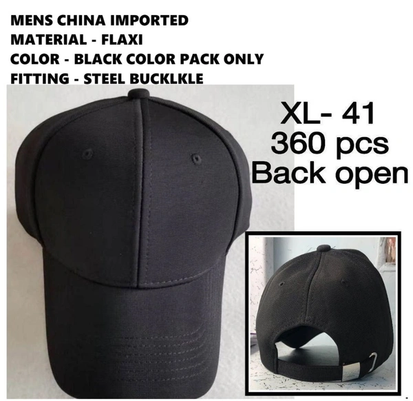 Mens China Imported Material - Flaxi Color - Black Color Pack Only Fitting - Steel Buckle - 6