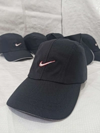 Mens Cotton Embrodary Caps Colour Black Colour  Feeting Type Velcro - 12